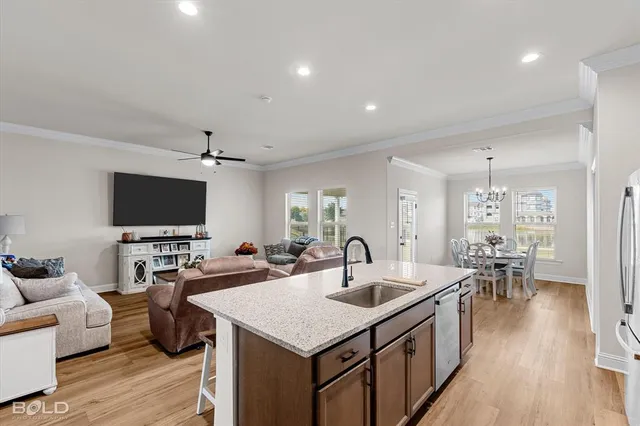 a view of a backyard with sitting area