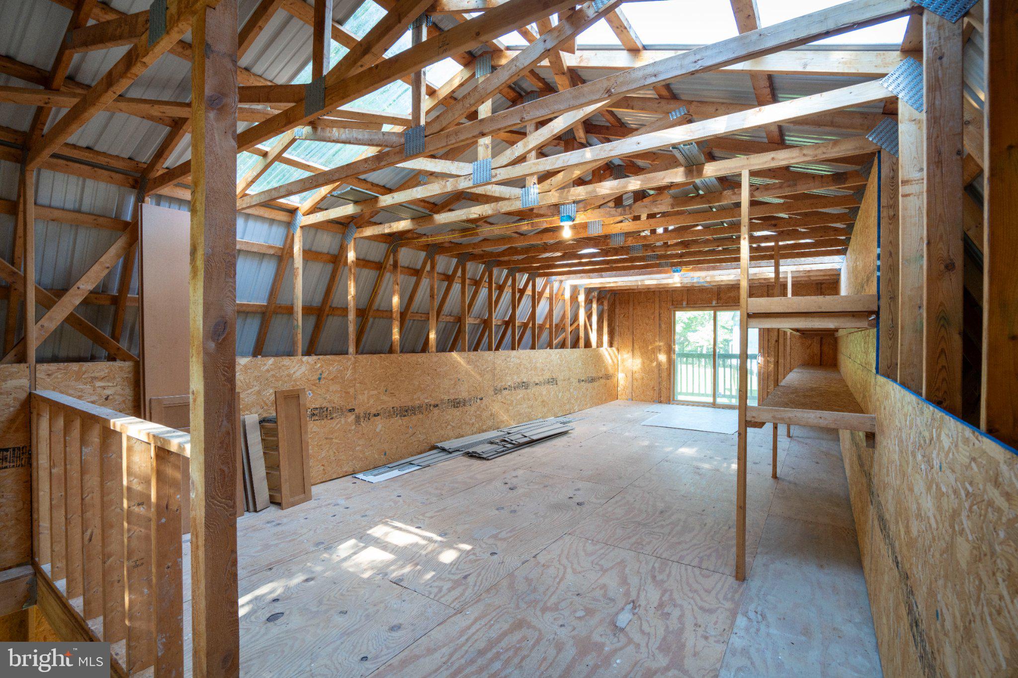 255 Shultz Hollow Road Julian, PA 16844 - Photo 62 of 86 Top Level Garage with Sliding Doors