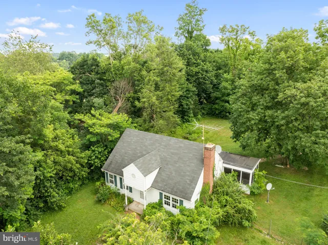 a view of an ocean and trees