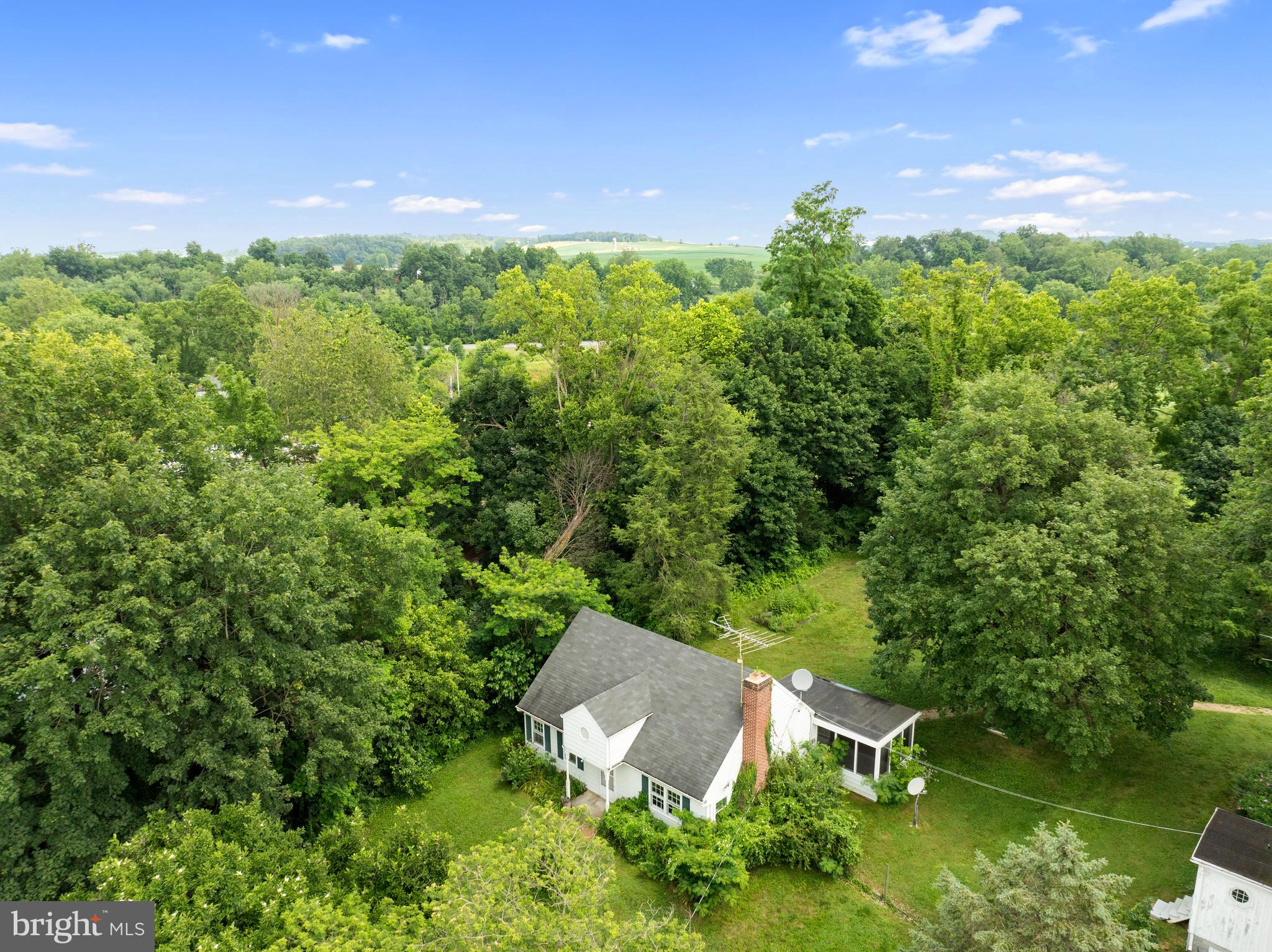 431 Mckinstrys Mill Road Union Bridge, MD 21791 - Photo 92 of 99 an aerial view of a house with a yard