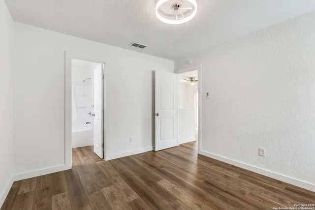 wooden floor in an empty room