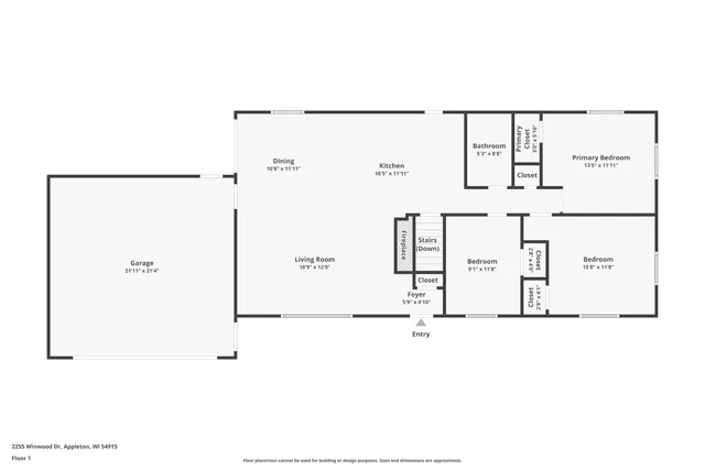 $314,900 | 2255 Winwood Drive, Appleton, WI 54915
