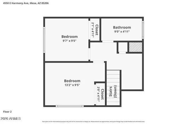 $2,270 | 4550 East Harmony Avenue, Mesa, AZ 85206