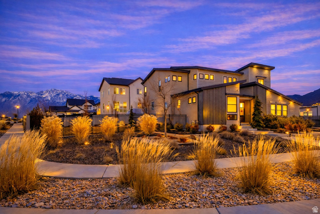 11617 South Wildrye Field Way Draper, UT 84020 - Photo 45 of 53 View of front facade with mountain views and a fully fenced yard