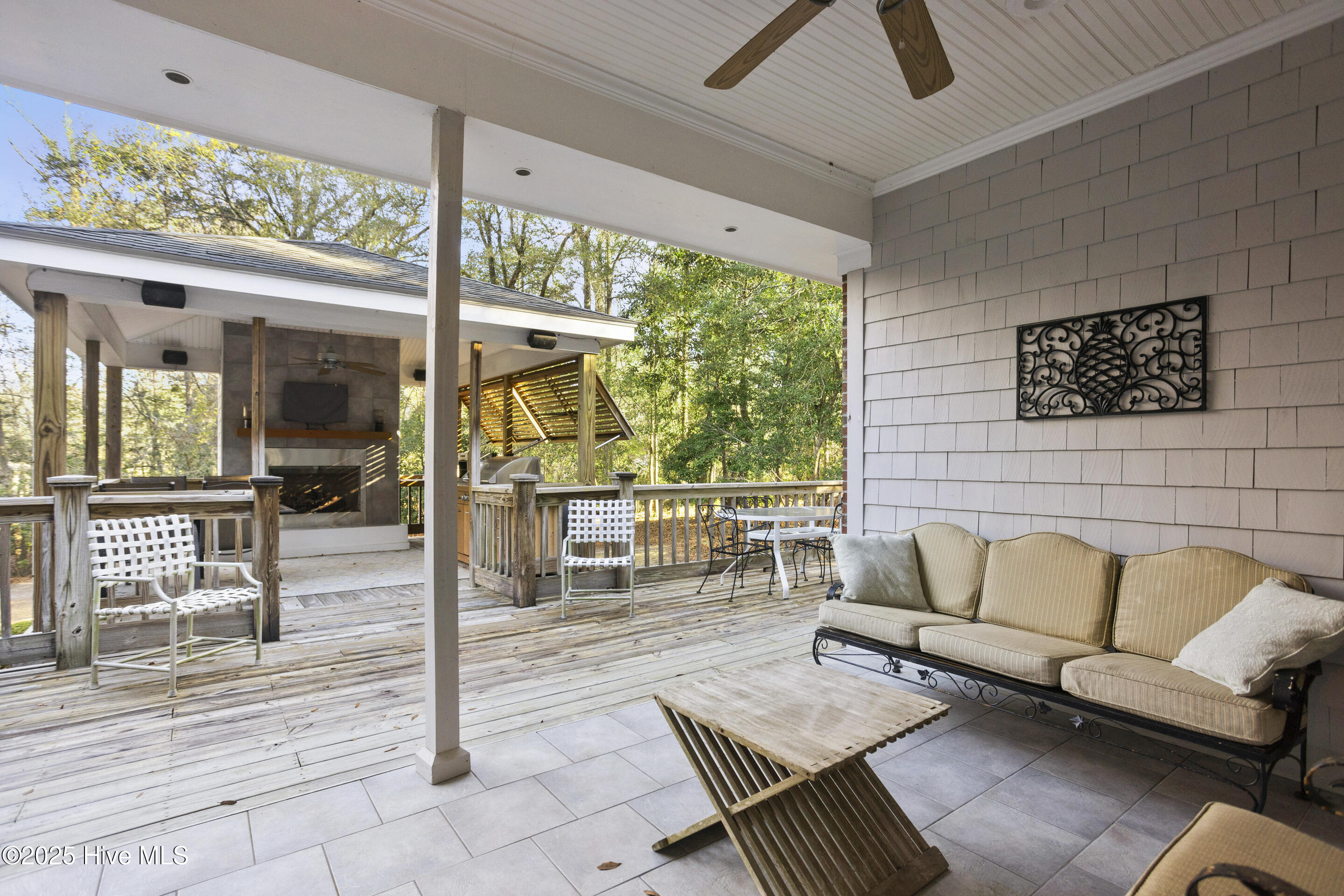 286 Goose Neck Road West Rocky Point, NC 28457 - Photo 32 of 49 Large Deck with outdoor kitchen
