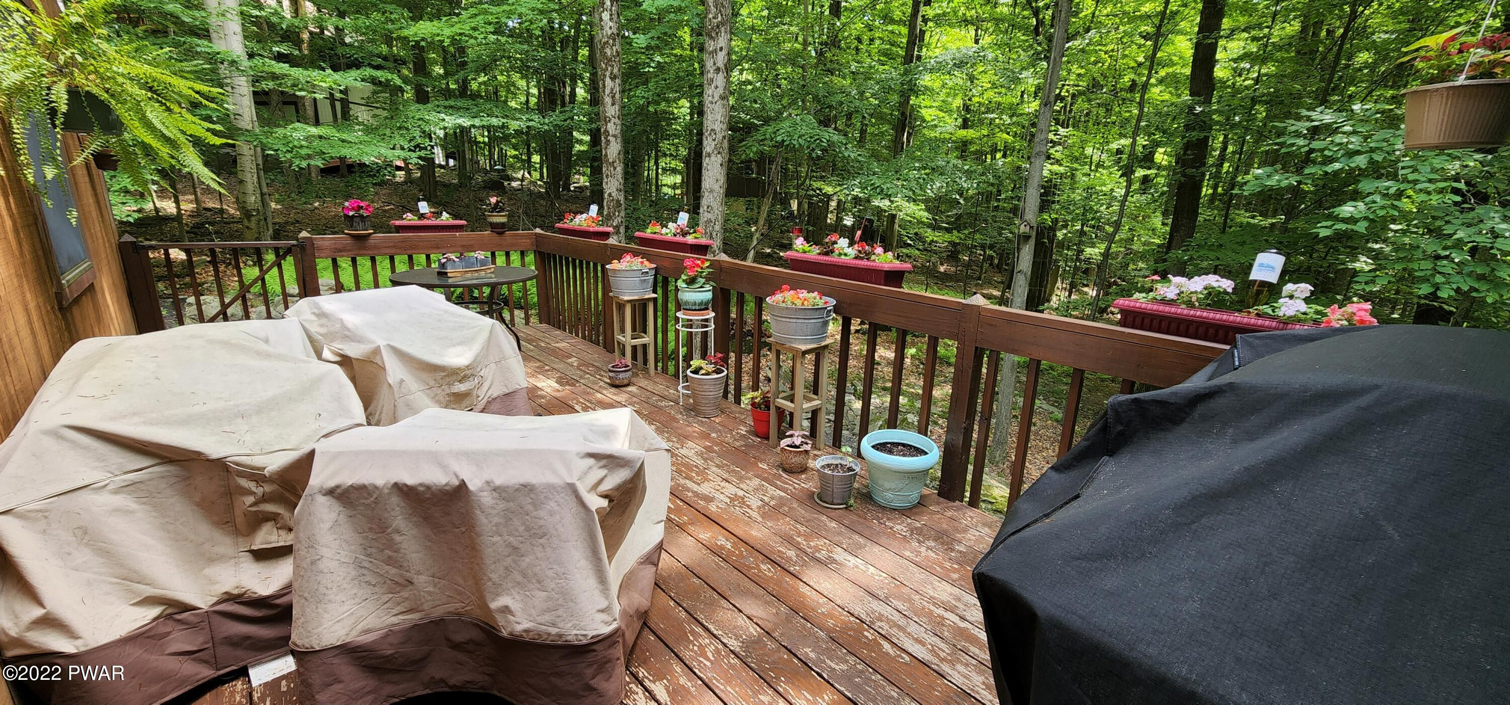 40 Boulder Road Lake Ariel, PA 18436 - Photo 45 of 52 a view of a balcony with wooden floor