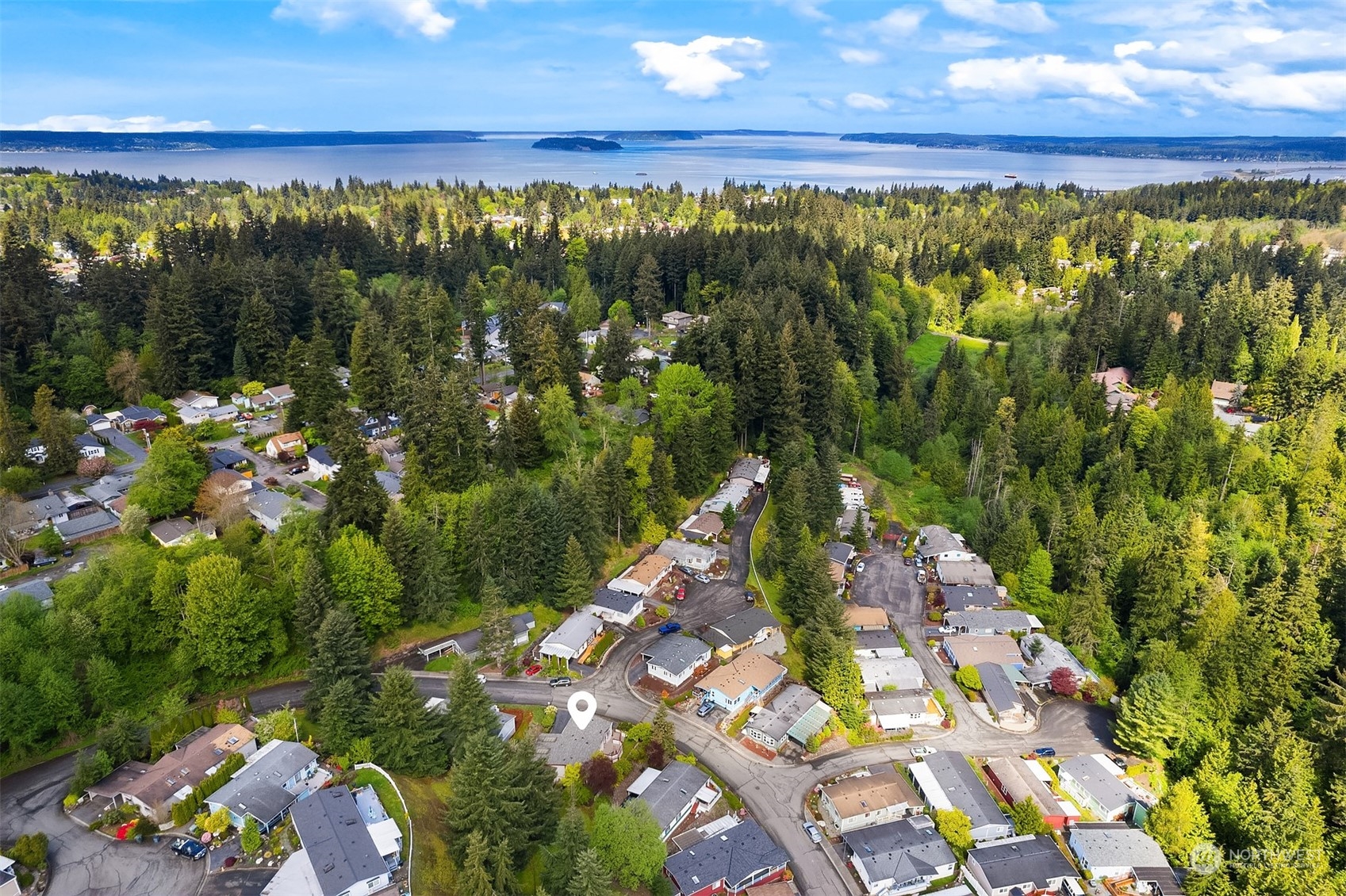5810 Fleming Street, Unit 33 Everett, WA 98203 - Photo 27 of 28 a view of an outdoor space with a lake view