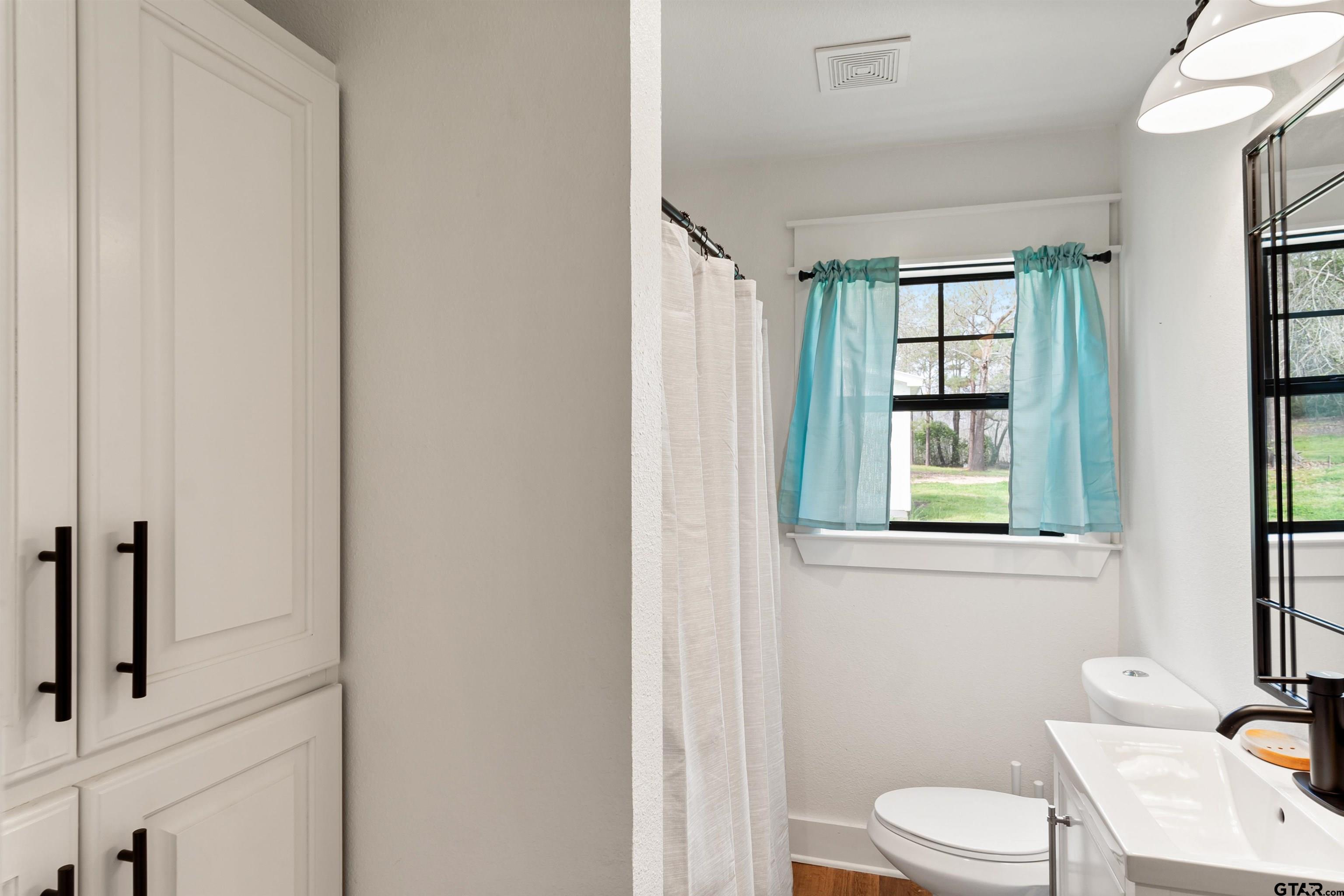 232 Farm To Market 1248 Rusk, TX 75785 - Photo 10 of 19 a bathroom with a toilet a sink and a window