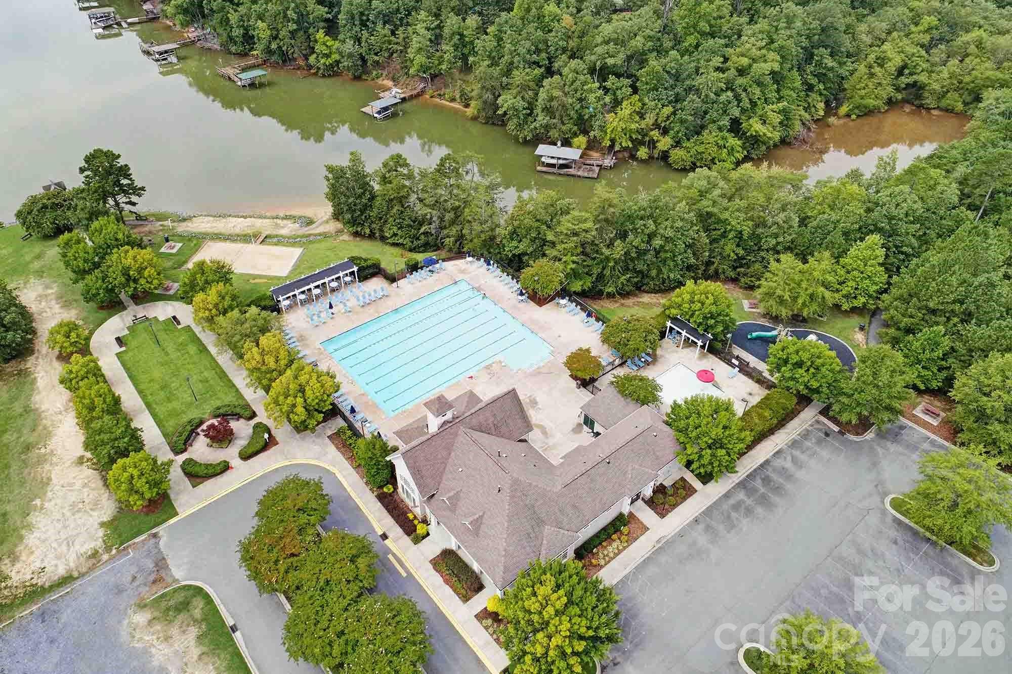 27056 Catamaran Drive Tega Cay, SC 29708 - Photo 43 of 48 an aerial view of a house with a yard