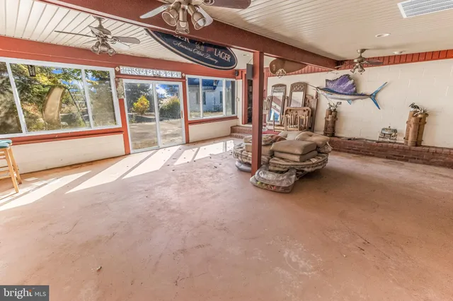 a backyard of a house