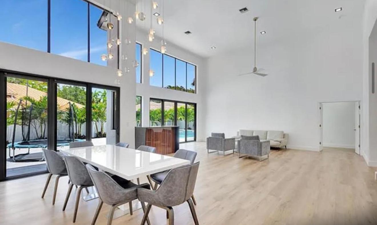 2299 Northwest 55th Street Boca Raton, FL 33496 - Photo 9 of 47 a view of a dining room with furniture window and outside view