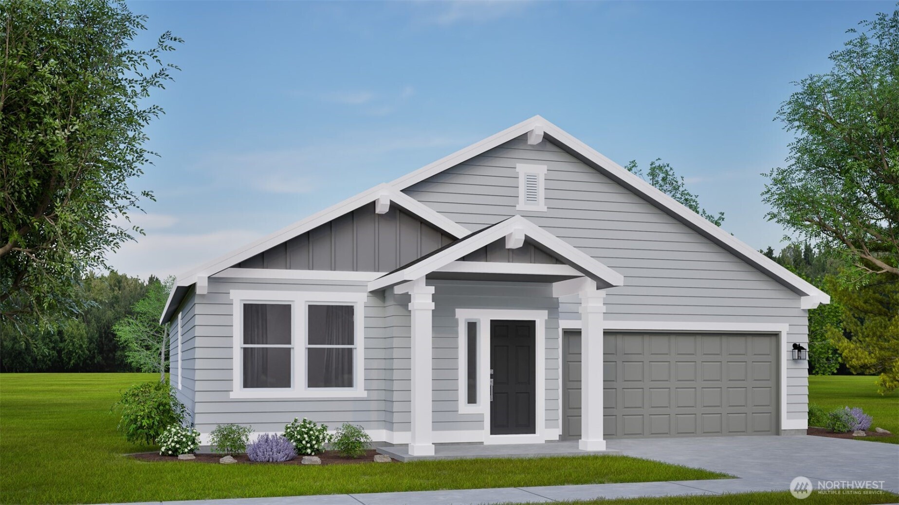1102 Redwood Road Moses Lake, WA 98837 - Photo 1 of 1 a front view of a house with garden