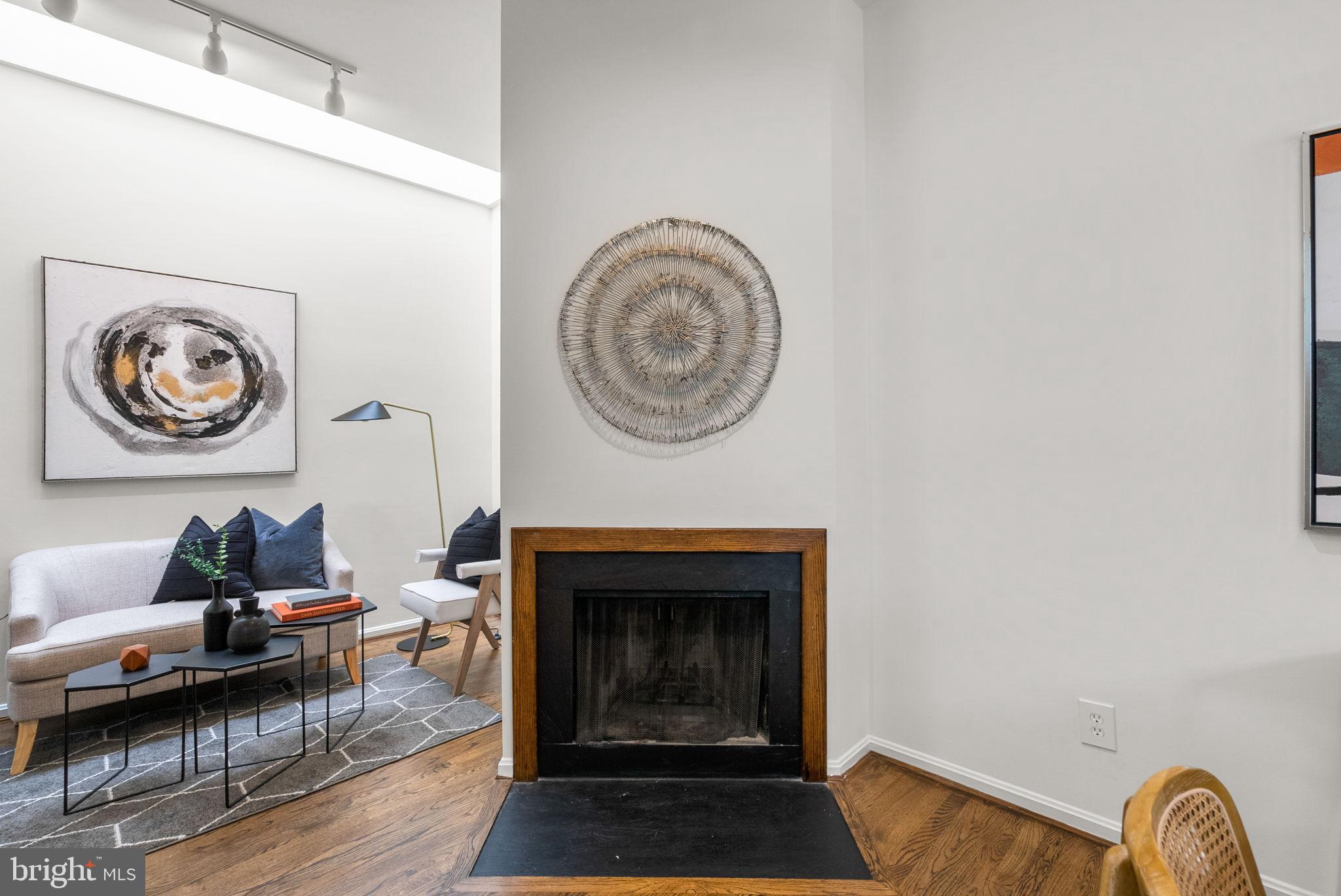 1843 Mintwood Place Northwest, Unit 204 Washington, DC 20009 - Photo 19 of 34 Chic living space with modern art accents.