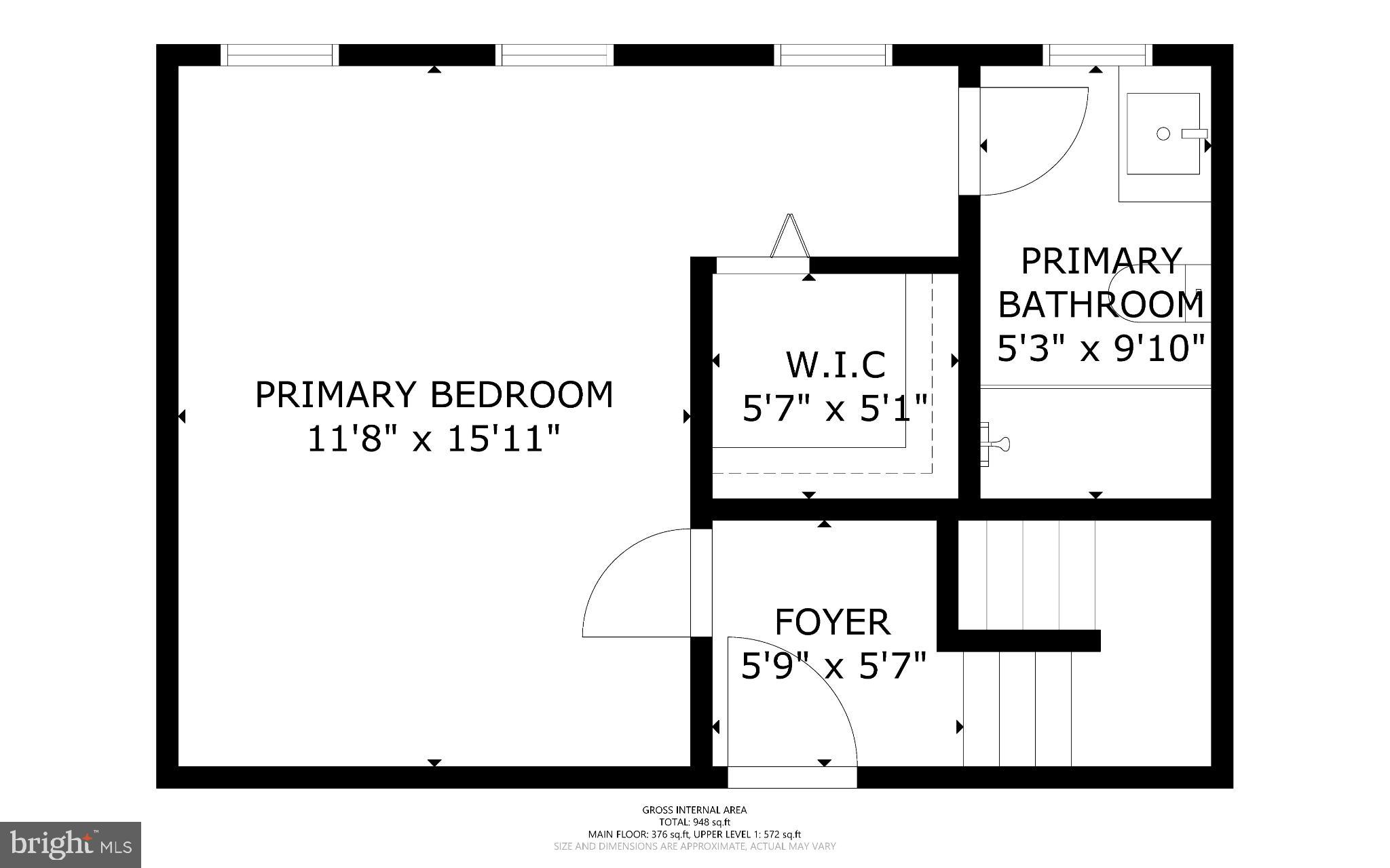 1843 Mintwood Place Northwest, Unit 204 Washington, DC 20009 - Photo 33 of 34 Main / Entry Level Floorplan