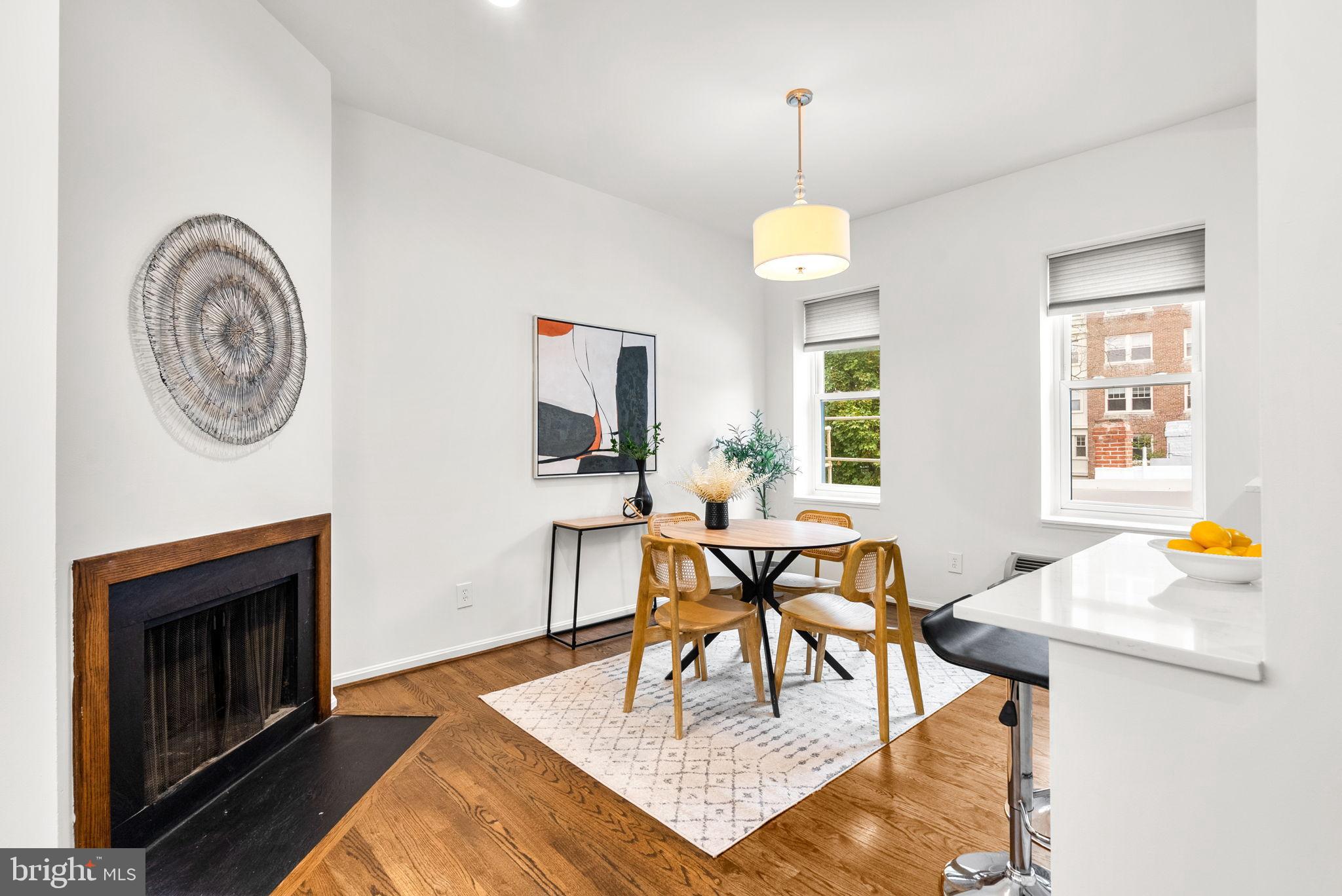 1843 Mintwood Place Northwest, Unit 204 Washington, DC 20009 - Photo 8 of 34 Charming dining nook with modern flair.