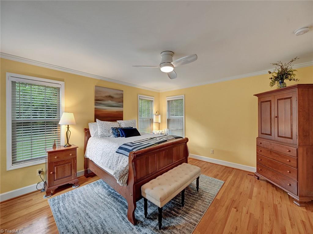 798 Hertford Road Winston-Salem, NC 27104 - Photo 21 of 36 Primary bedroom also has hardwood floors