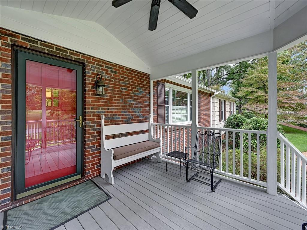798 Hertford Road Winston-Salem, NC 27104 - Photo 4 of 36 The front porch and entrance to the home