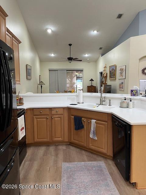 3111 Le Conte Street Melbourne, FL 32940 - Photo 7 of 33 a kitchen with a sink stove and refrigerator