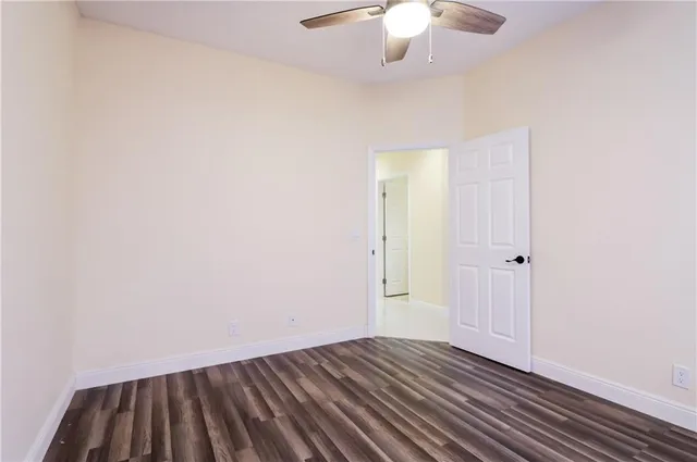 wooden floor in an empty room