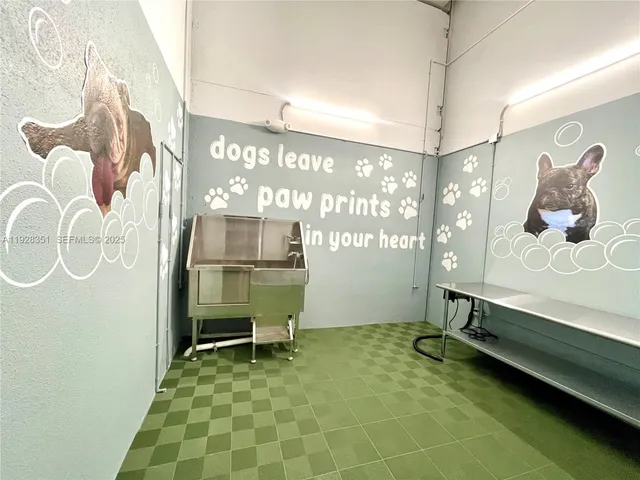 a view of a building with garden