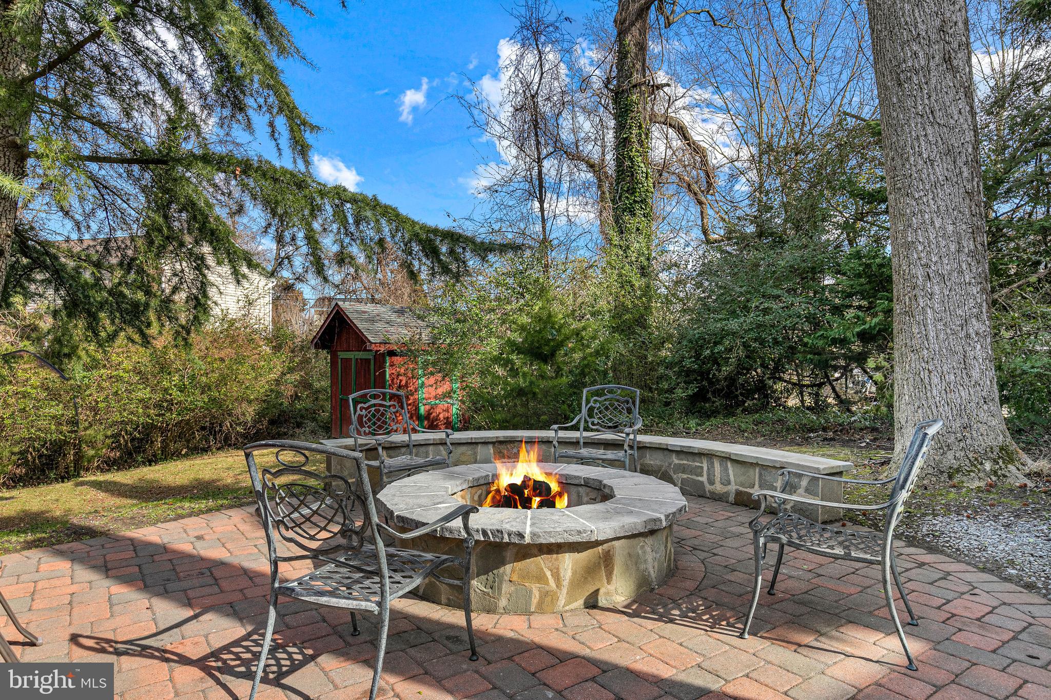 1204 Locust Lane Edgewater, MD 21037 - Photo 29 of 43 Back Patio and Fire Pit