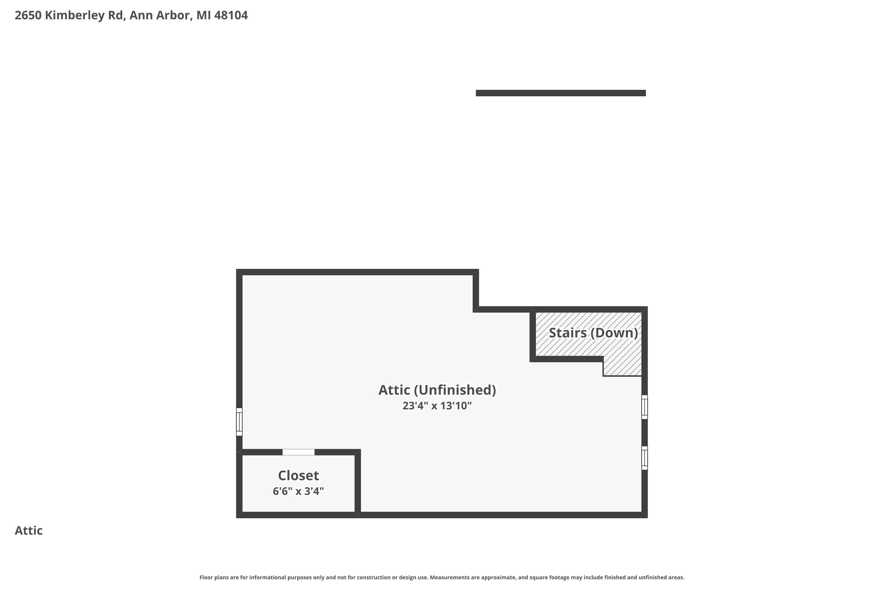 2650 Kimberley Road Ann Arbor, MI 48104 - Photo 33 of 48 Attic
