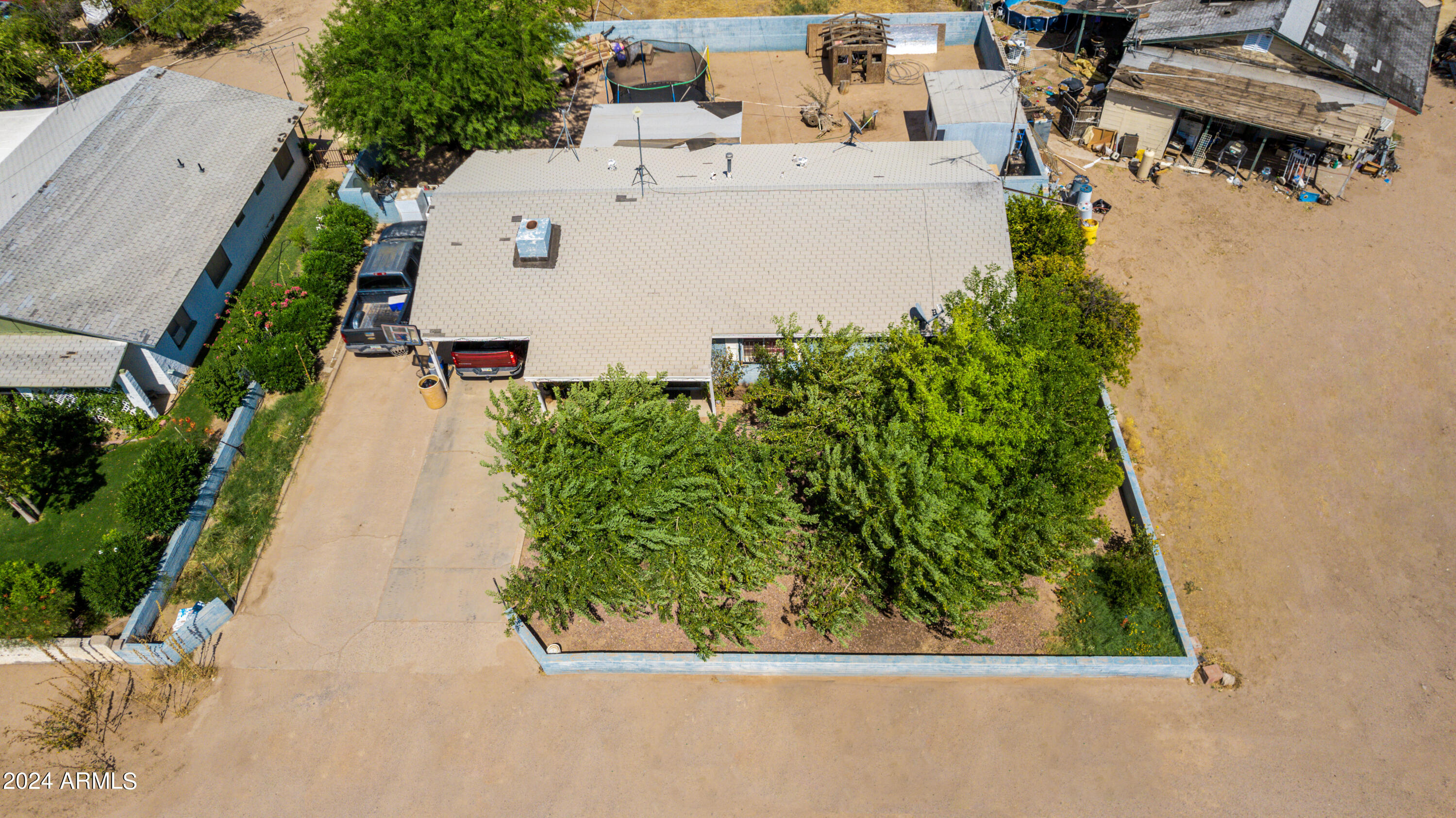 211 North Stanfield Road Stanfield, AZ 85172 - Photo 3 of 15 Aerial Front