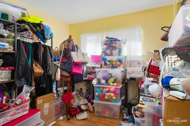 a storage room with a lot of stuff