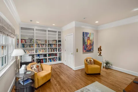 a bathroom with a sink double vanity and mirror
