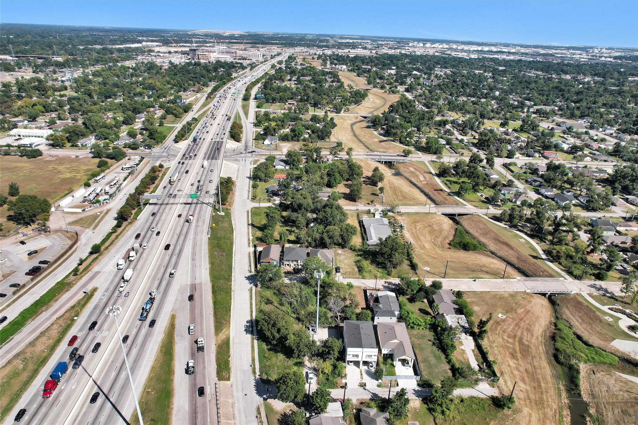 4844 Sayers Street Houston, TX 77026 - Photo 14 of 20 an aerial view of a city