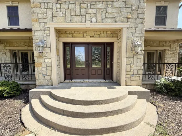 a view of a house with sitting area