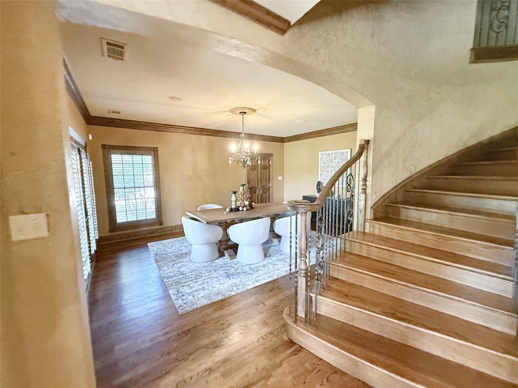 1026 Farm To Market Road 131 Denison, TX 75020 - Photo 4 of 40 a view of staircase with living room