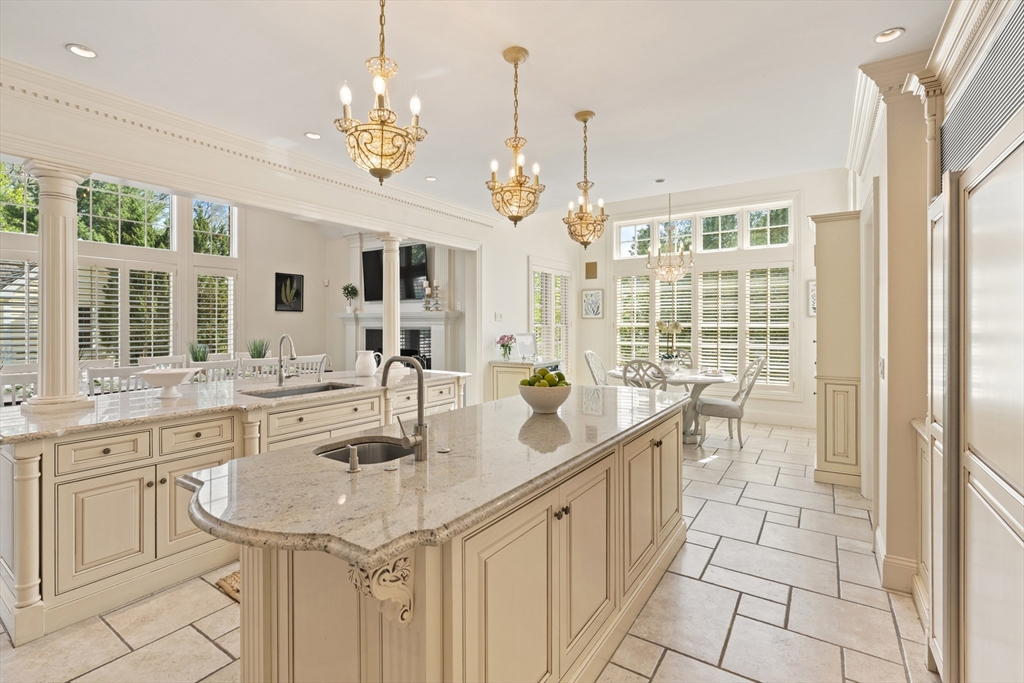 46 Porter Road Andover, MA 01810 - Photo 11 of 42 a very nice looking kitchen with granite countertop a sink and cabinets