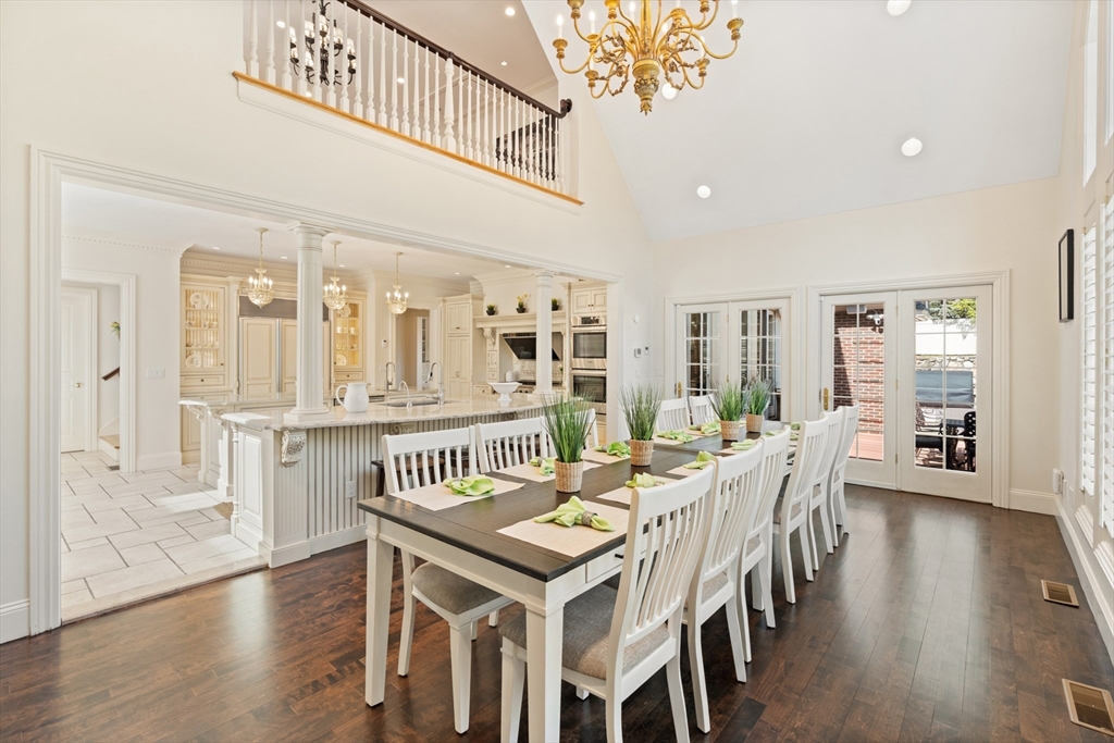 46 Porter Road Andover, MA 01810 - Photo 16 of 42 a view of a a dining room with furniture window and wooden floor