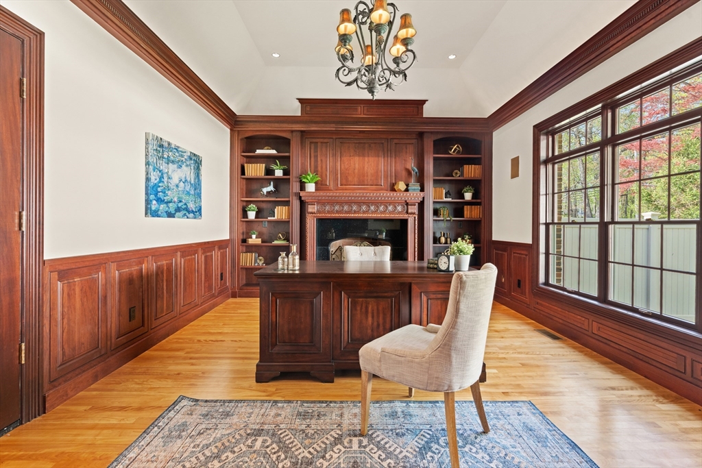 46 Porter Road Andover, MA 01810 - Photo 19 of 42 a view of a dining room with furniture window and wooden floor