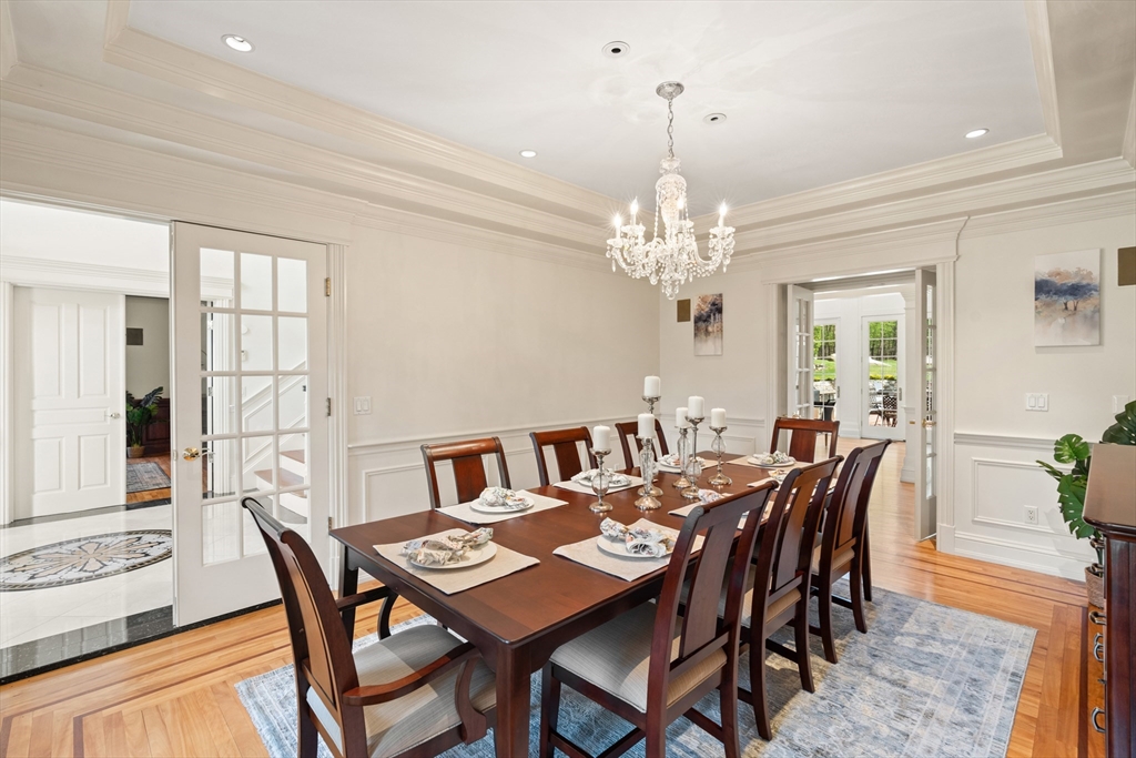 46 Porter Road Andover, MA 01810 - Photo 5 of 42 a view of a dining room with furniture window and wooden floor