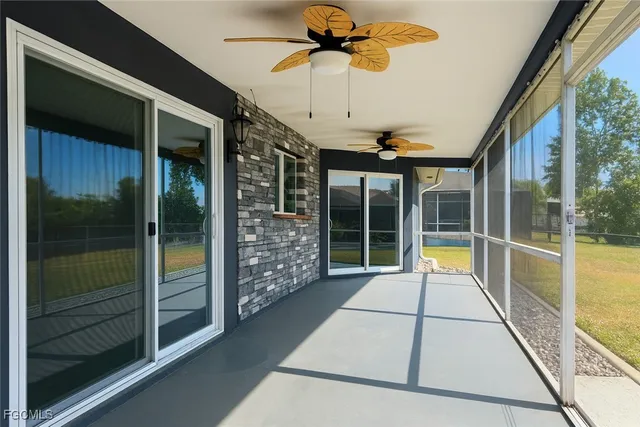 a front view of house with outdoor space