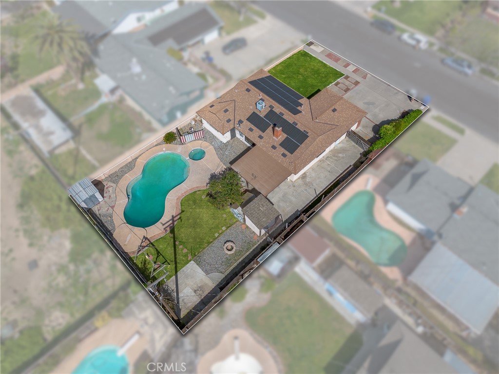 2234 Carter Way Hanford, CA 93230 - Photo 2 of 22 an aerial view of a house with a backyard