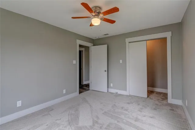 a view of an empty room