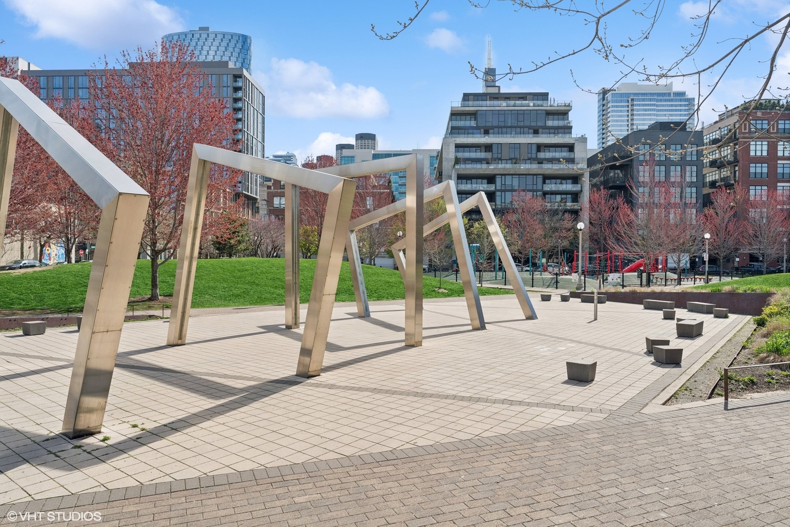 100 South Sangamon Street, Unit 3S Chicago, IL 60607 - Photo 26 of 26 a view of a house with a park