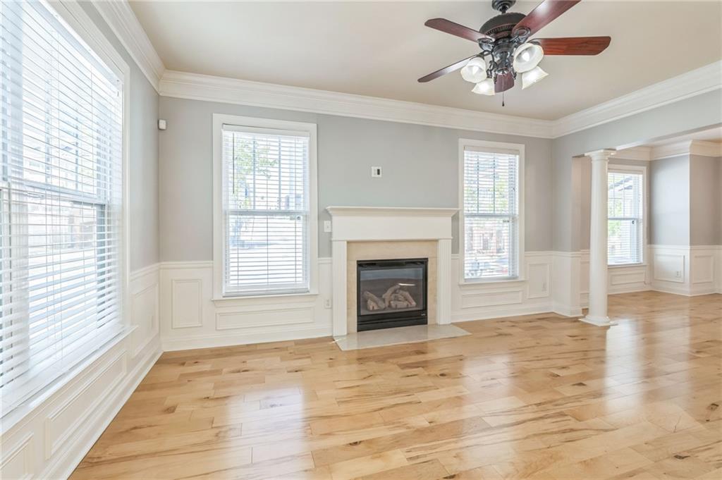 242 16th Street Northwest, Unit 14 Atlanta, GA 30363 - Photo 15 of 31 a view of an empty room with a window and fireplace
