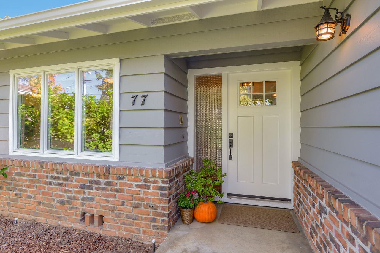 77 View Street Los Altos, CA 94022 - Photo 2 of 30 a view of front door of house