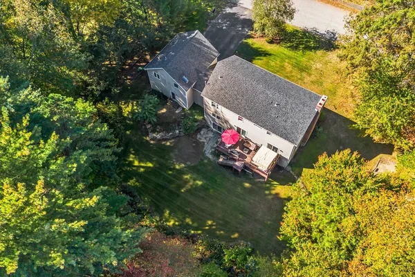 a view of a house with a garden