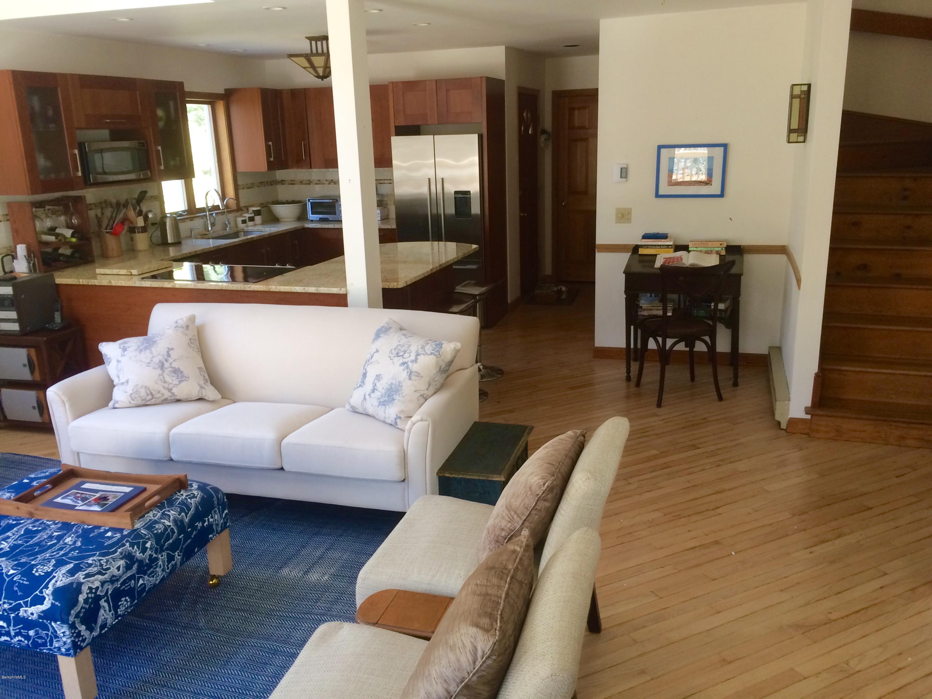 64 Monterey Road Tyringham, MA 01264 - Photo 5 of 26 a living room with furniture and wooden floor