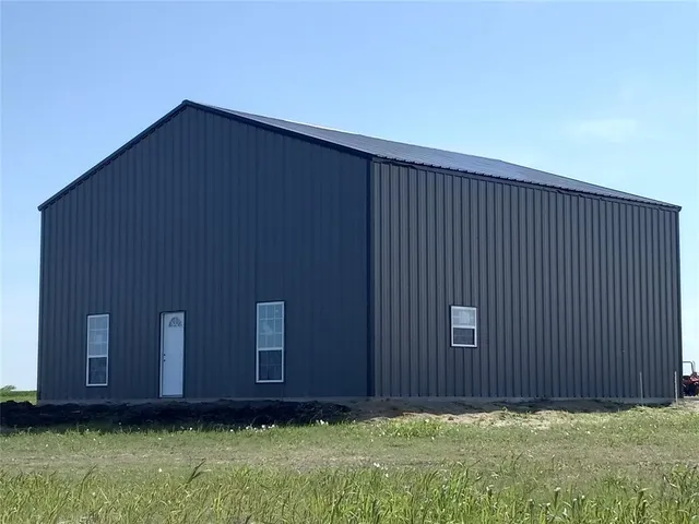 a backyard of a house