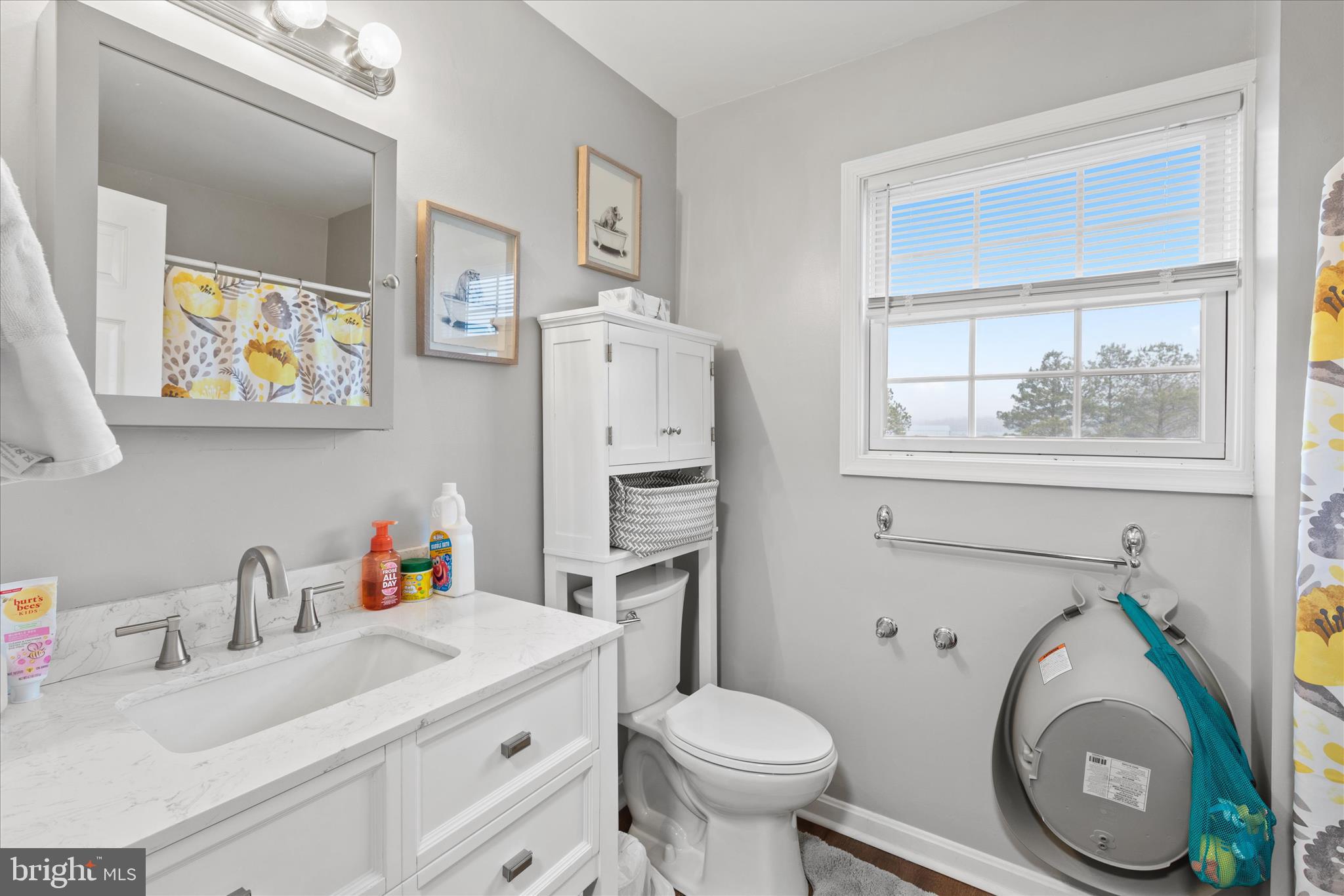 1807 Price Station Road Church Hill, MD 21623 - Photo 26 of 48 a bathroom with a toilet sink and mirror