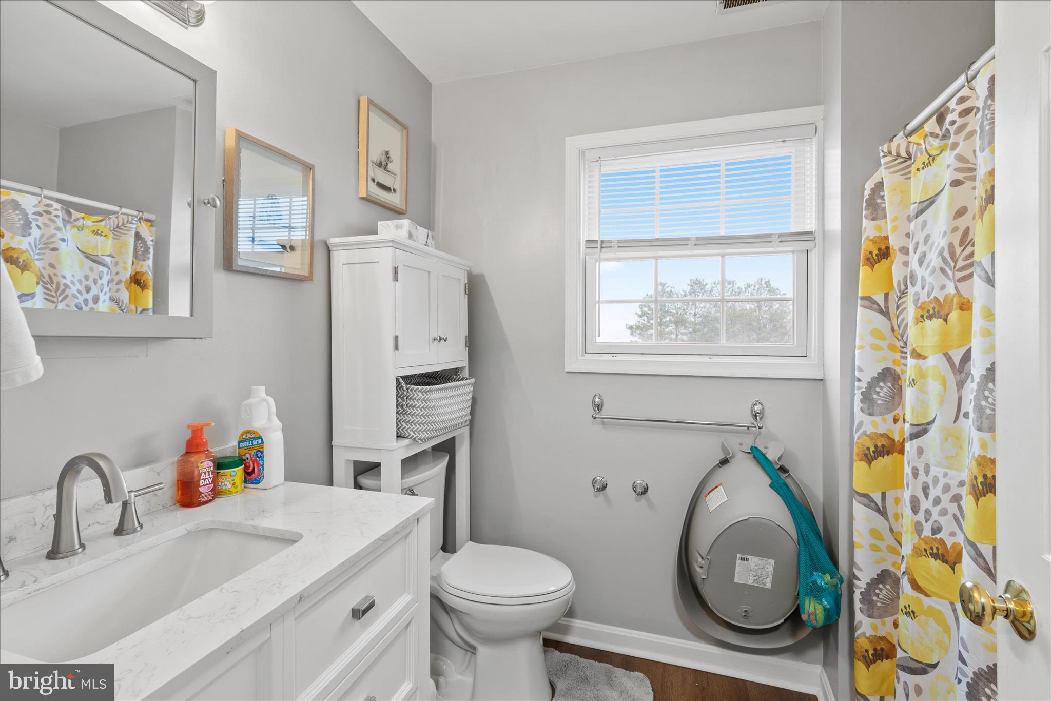 1807 Price Station Road Church Hill, MD 21623 - Photo 27 of 48 a bathroom with a toilet sink and mirror