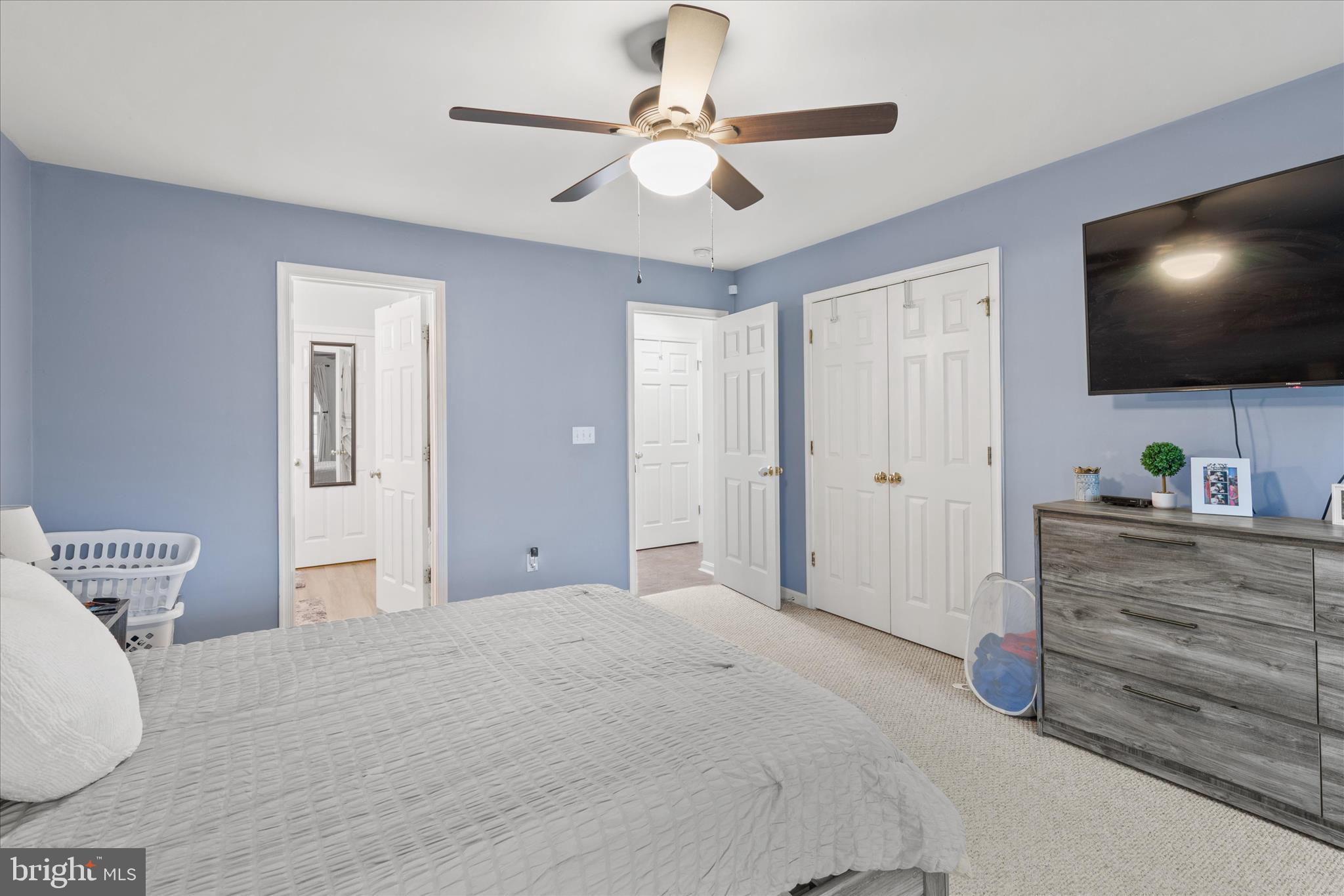 1807 Price Station Road Church Hill, MD 21623 - Photo 36 of 48 a bedroom with a bed and a flat screen tv