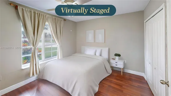 an aerial view of a house having outdoor space