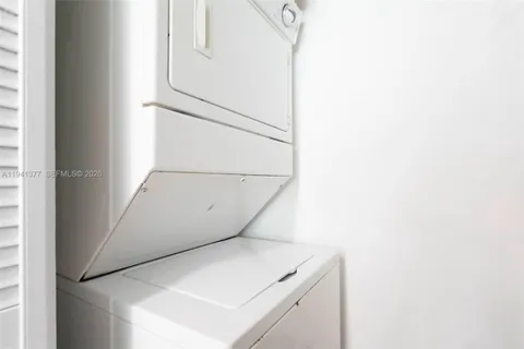 a close up of a washer and dryer